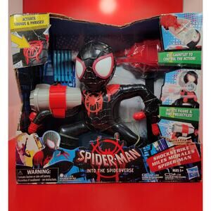 Spiderman Into the Spider-Verse Shockstrike Miles Morales sound activated - New